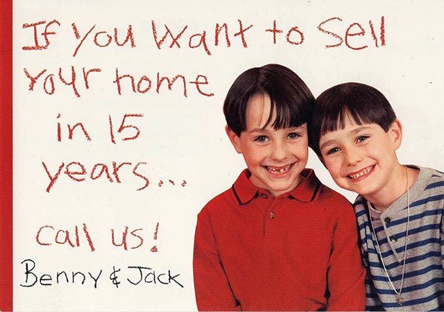 #wbw modeling for our uncle @neilklemow’s real estate campaign 🏠 those 15 yrs passed and neither of us have yet earned our license...