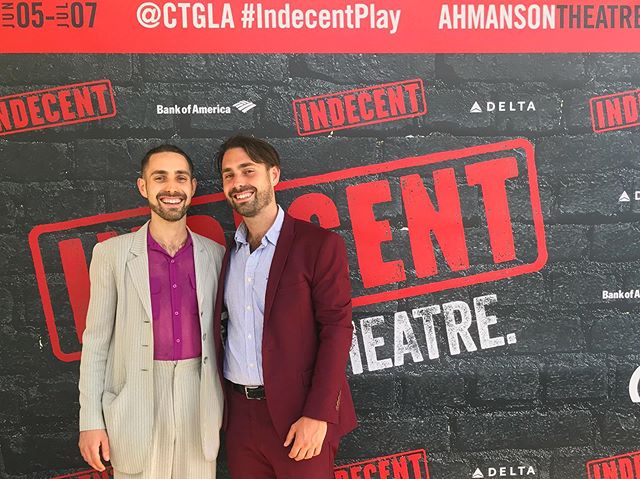yesterday’s opening of paula vogel’s sensational Indecent @ctgla dazzled and provoked 🎭 fervently recommend while it plays the next month—one small note though: we think mom @vperrimusic should go on during the run! 📷: @clifflipson